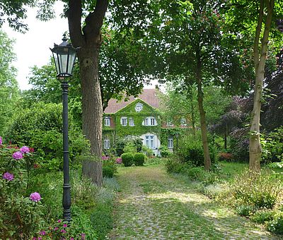 Außenansicht des Haus Vortlage in Lengerich