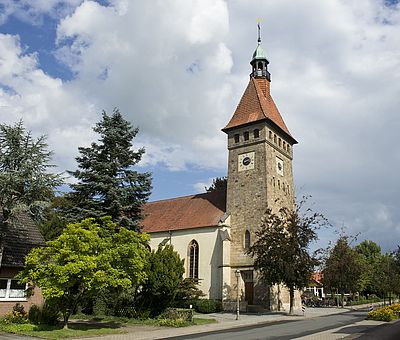 Blick auf die Kirche St. Marien 