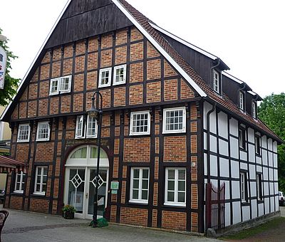 Eins der Fachwerkhäuser in der Lengericher Innenstadt